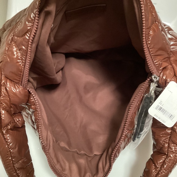 Free People Movement Surplus Shine Carryall bag, nutshell brown, NWT - Picture 8 of 13